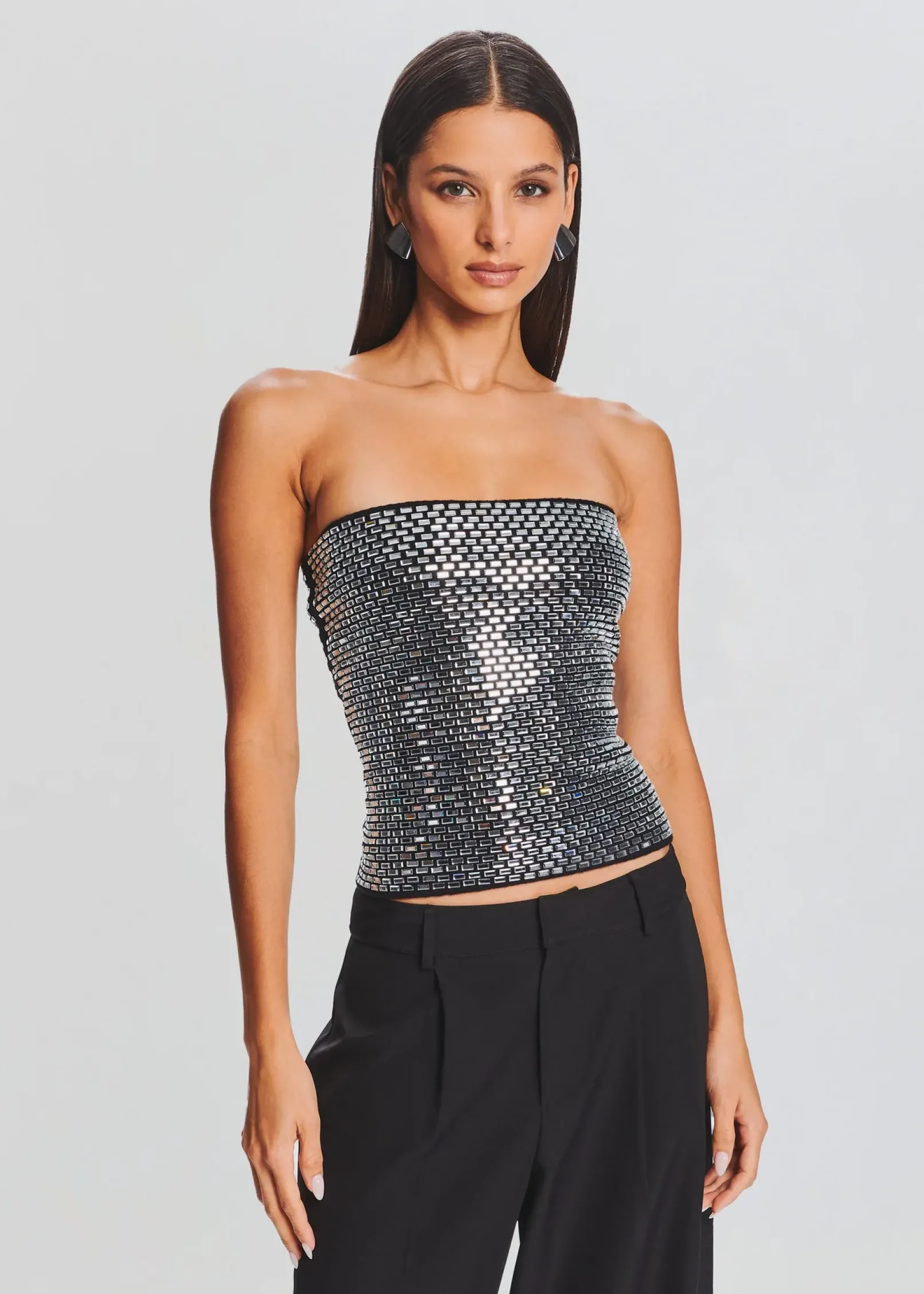 Discount Valery Embellished Knit Top Tops