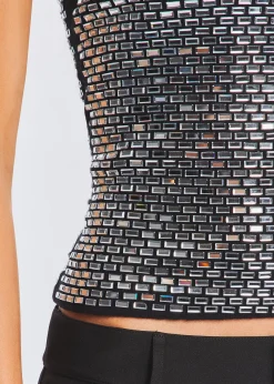Discount Valery Embellished Knit Top Tops