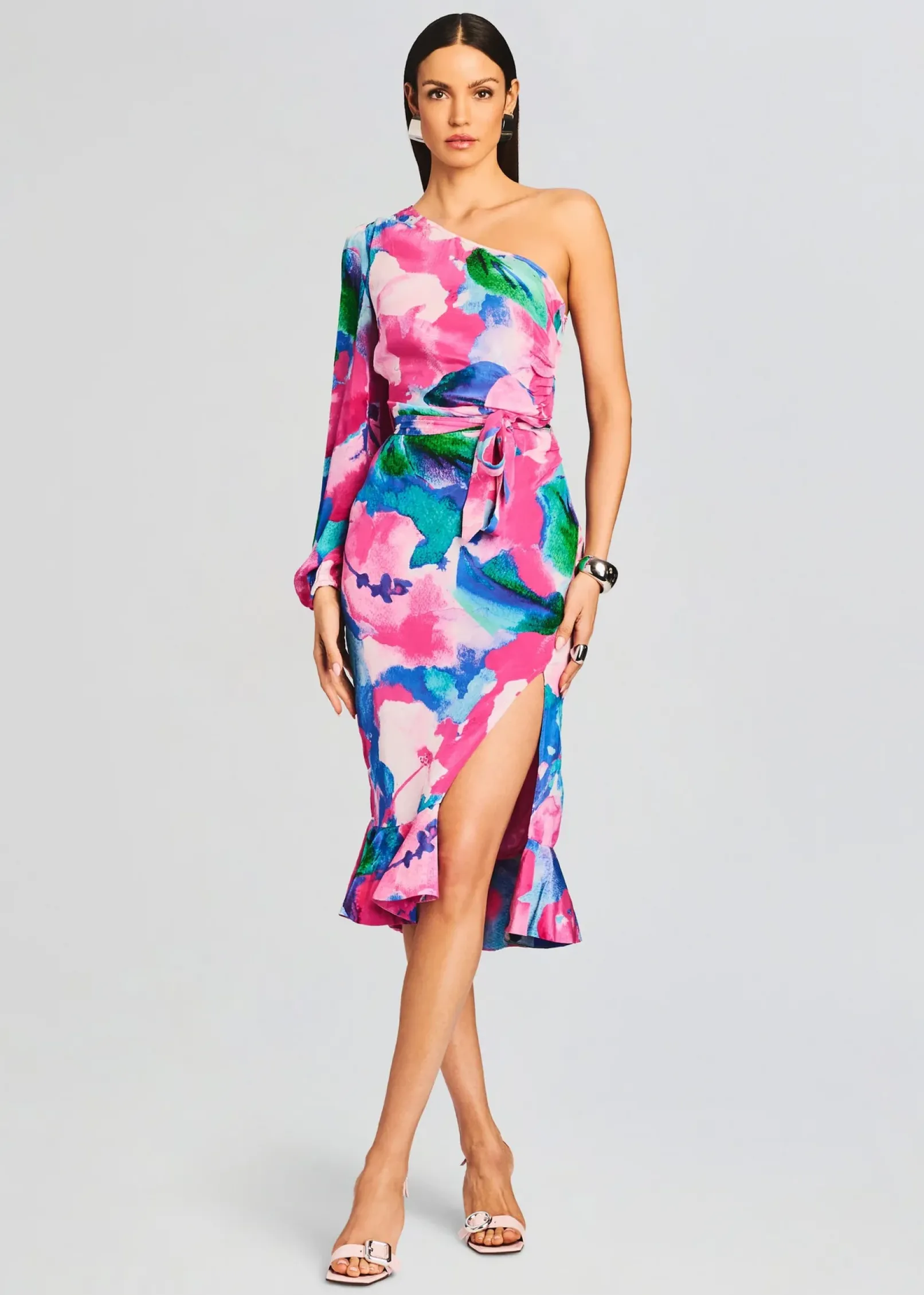 Discount Vesa One Shoulder Midi Dress Resort '24