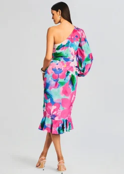 Discount Vesa One Shoulder Midi Dress Resort '24
