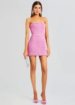 Fashion Vianne Embellished Leather Dress RETROFÊTE
