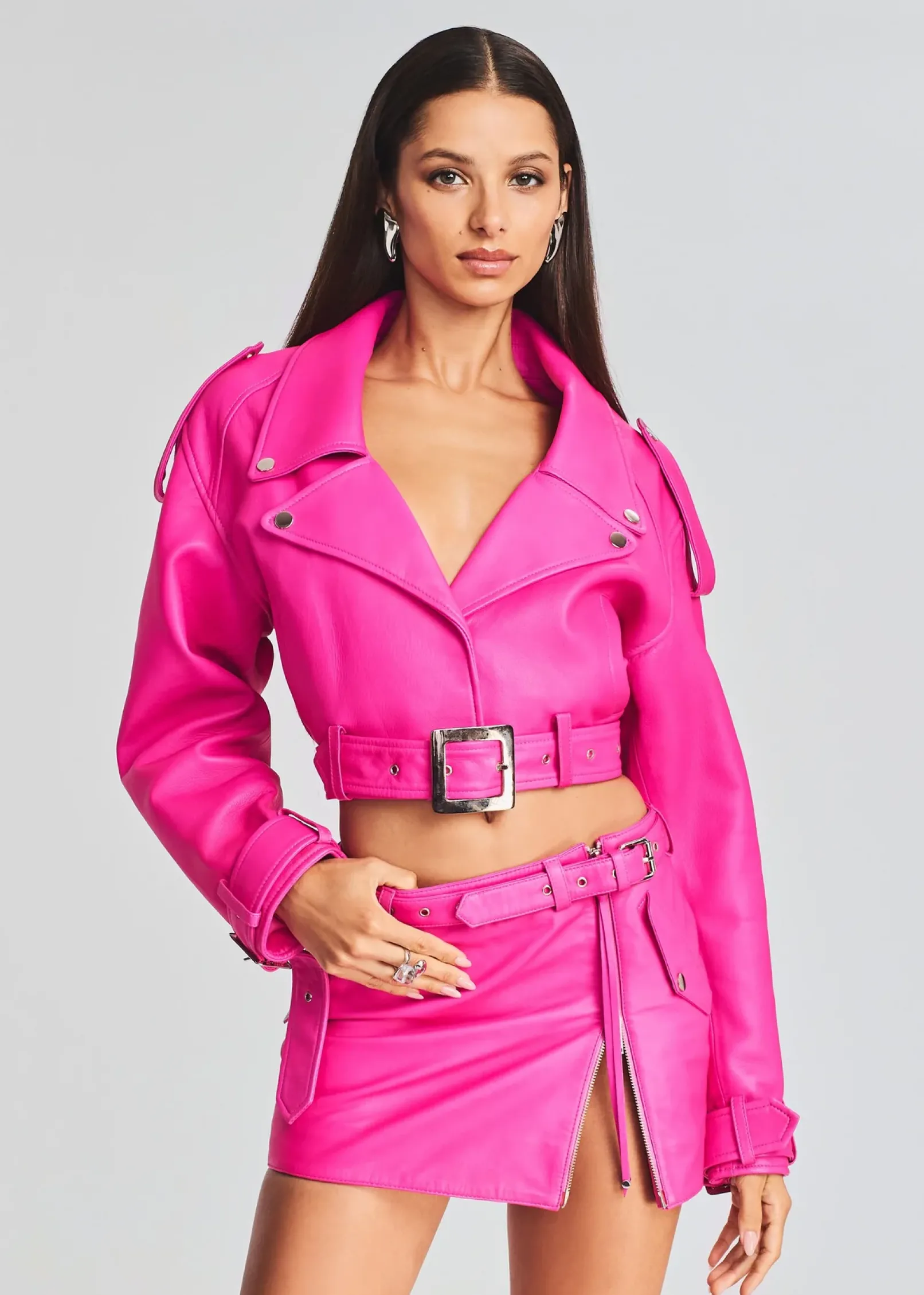 Discount Victoria Leather Jacket Jackets