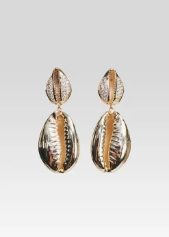 Outlet Vida Shell Earrings Honeymoon Looks