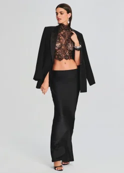 Best Sale Violet Lace Top Tops