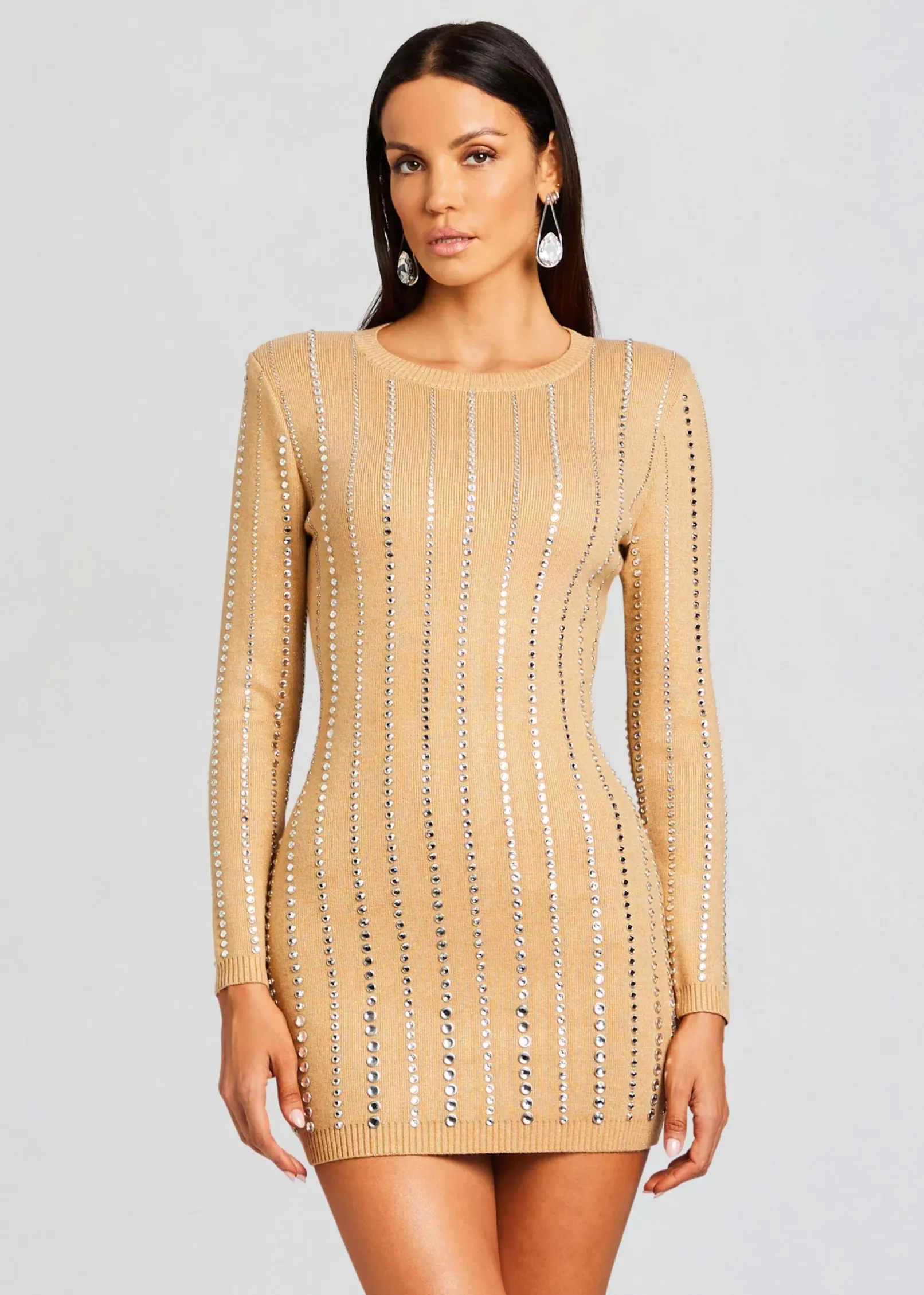 Discount Virginia Embellished Knit Dress Dresses