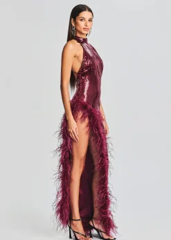 Online Vixen Sequin Feather Dress RETROFÊTE