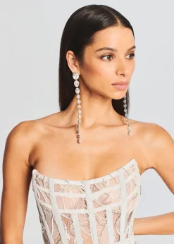 Fashion Willow Earring Reception Dresses