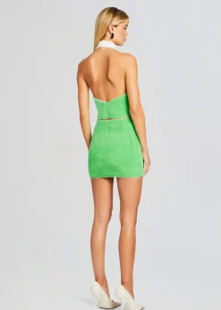 Shop Winnie Fuzzy Mini Skirt Spring Knits