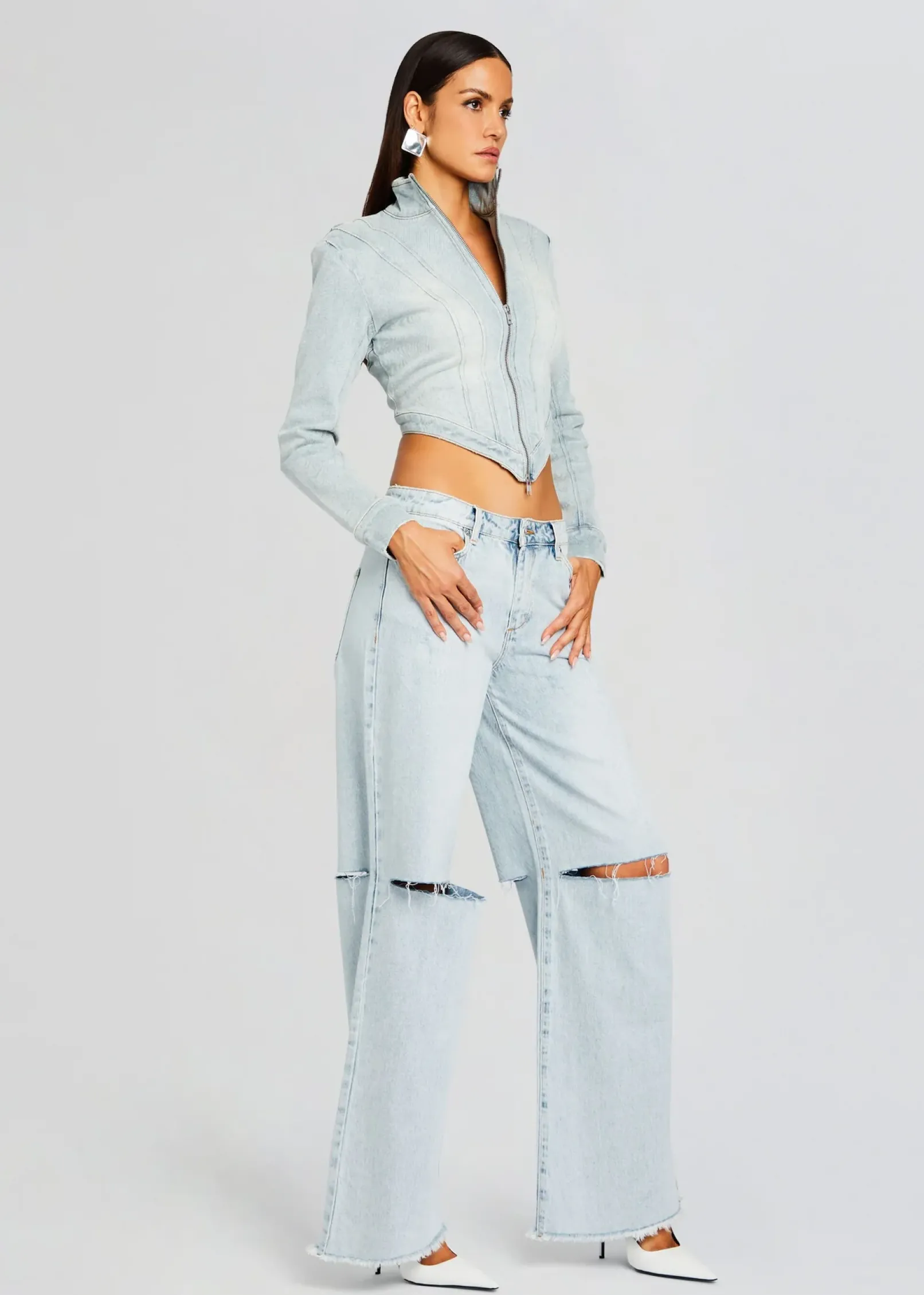 Cheap Wrenley Low-Rise Jean Bottoms
