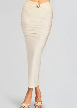 Fashion Yara Lyrca Maxi Skirt Honeymoon Looks