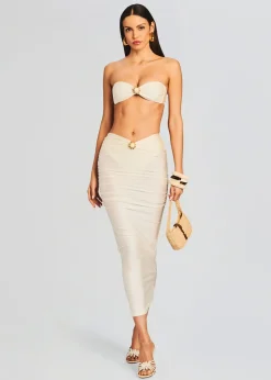 Fashion Yara Lyrca Maxi Skirt Honeymoon Looks
