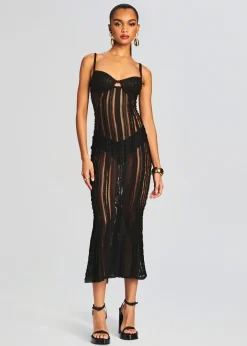 Outlet Yayay Long Dress Sheer Bliss