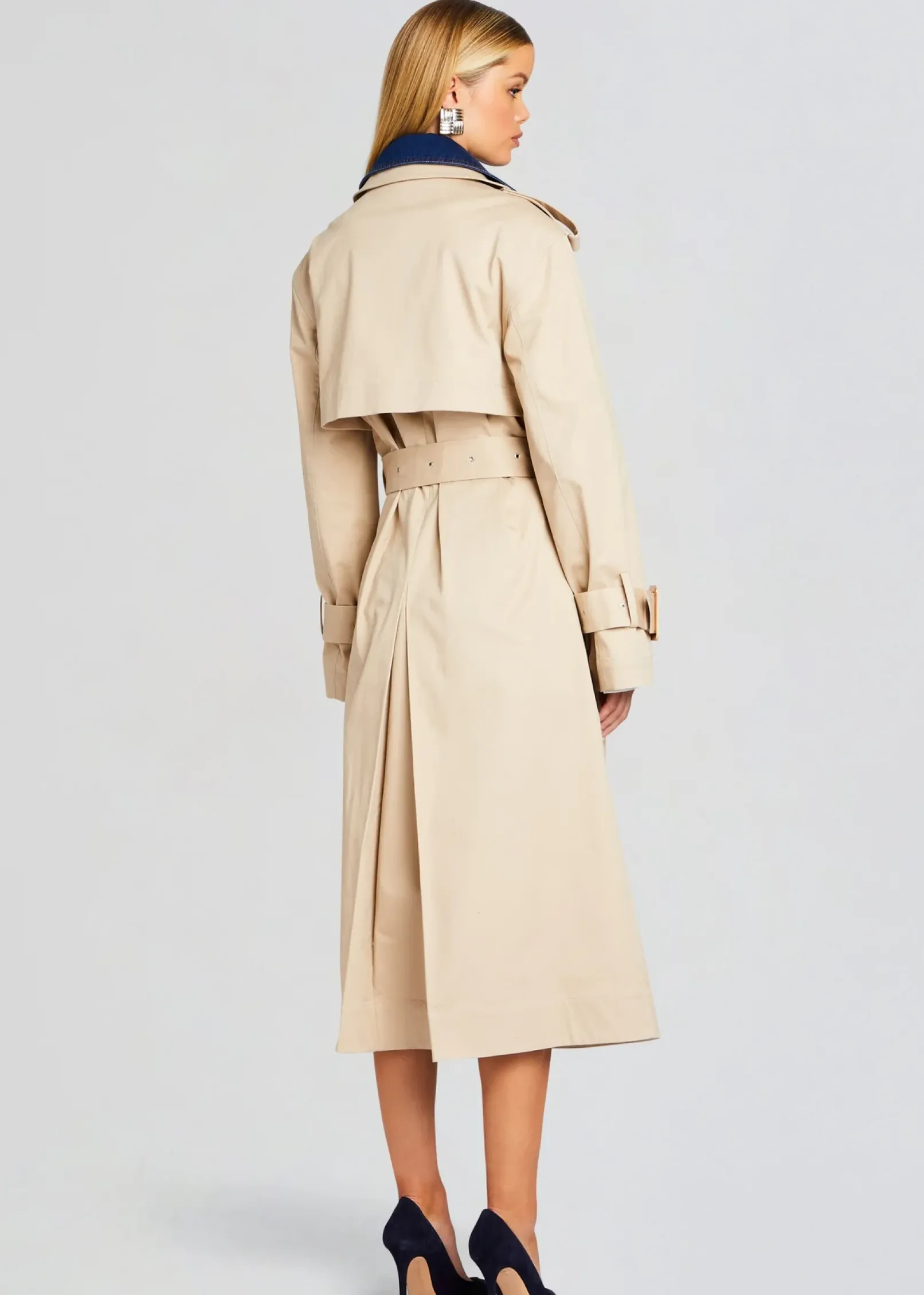 Store York Trench Coat Business Chic
