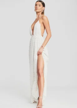 Best Sale Zadie Embellished Silk Chiffon Dress Honeymoon Looks