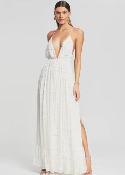 Fashion Zadie Embellished Silk Chiffon Dress Bachelorette Party