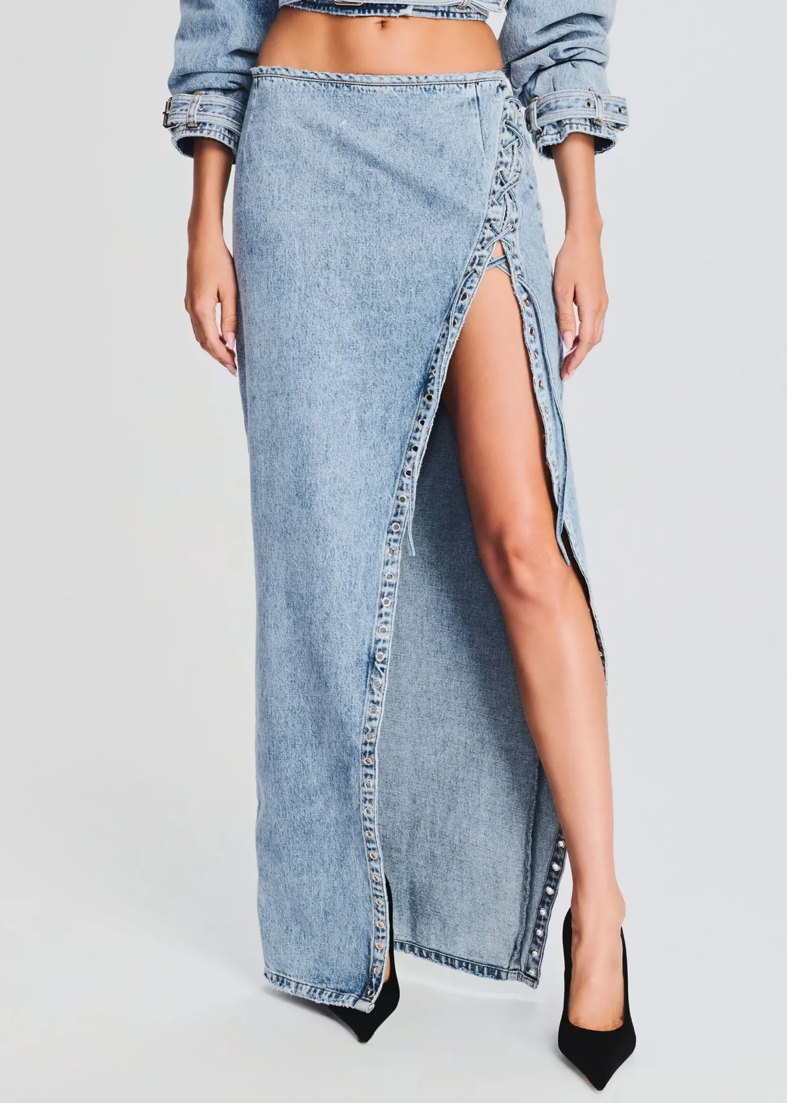 New Zahlia Denim Skirt Denim