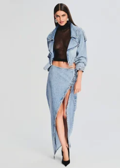 New Zahlia Denim Skirt Denim