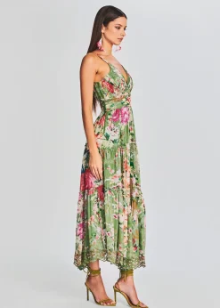 Online Zaria Long Dress Midi