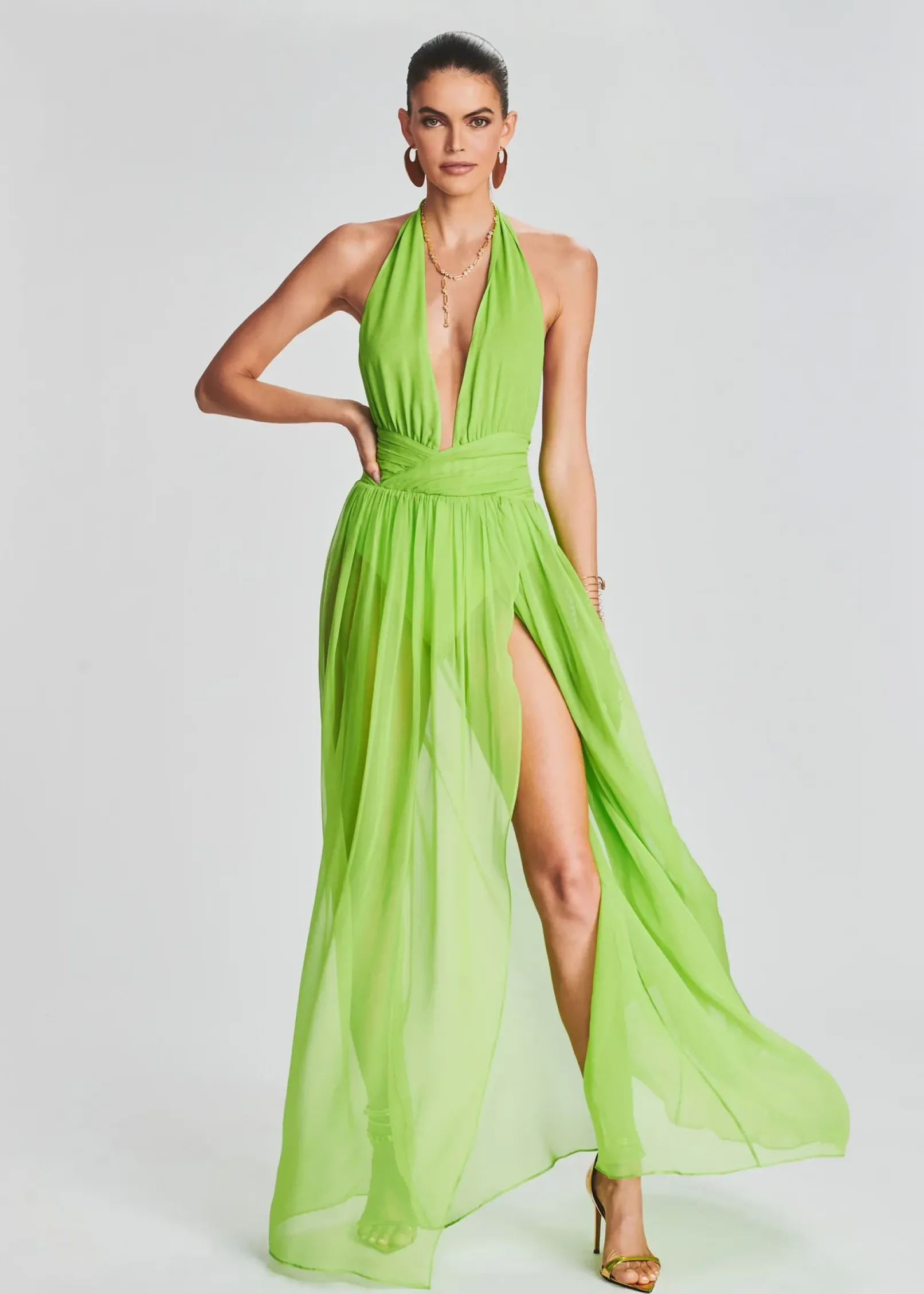Hot Zion Silk Chiffon Dress RETROFÊTE